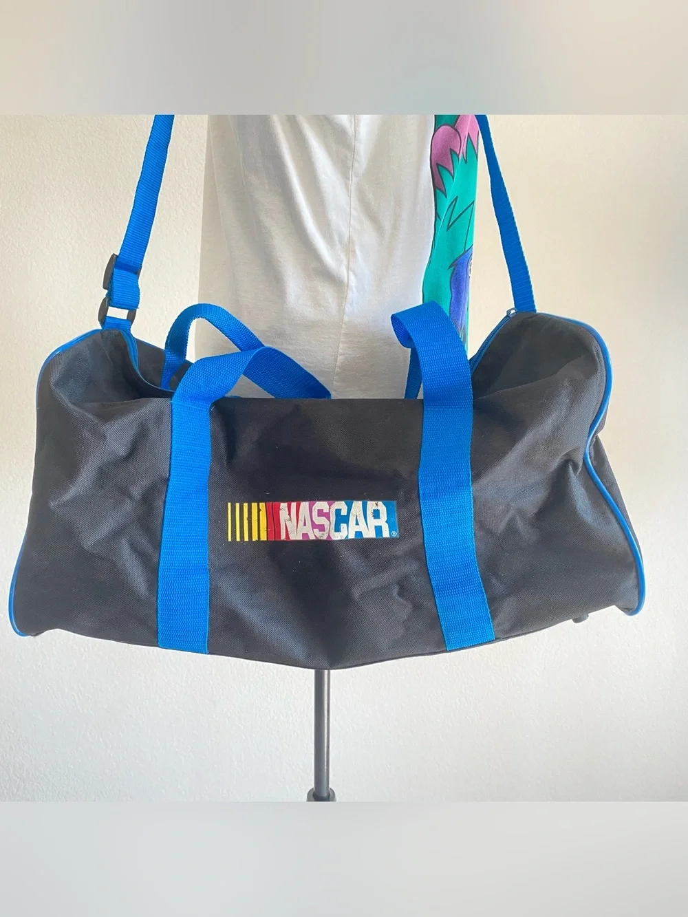 Vintage Nascar MBNA duffle bag